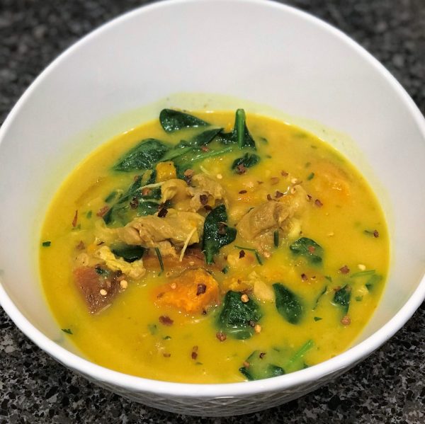 Coconut Chicken Curry Gluten free dairy free